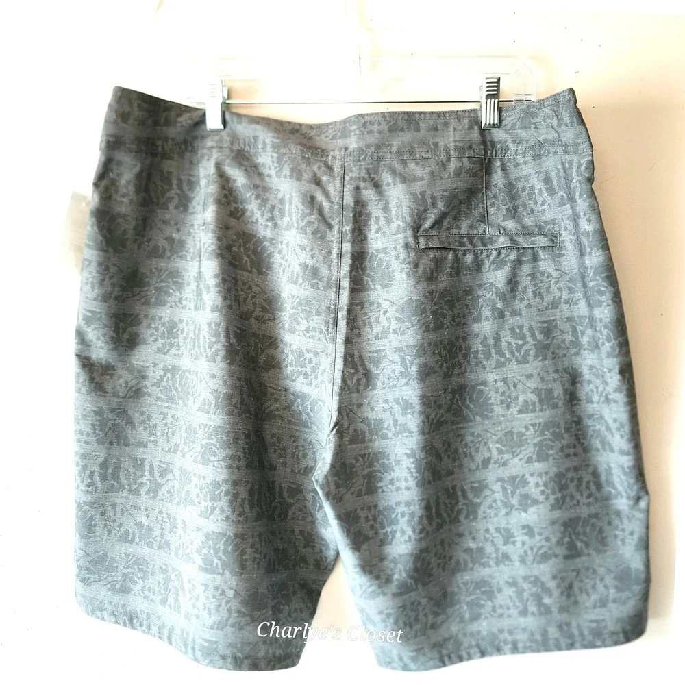 Travis‎ Mathew Treat Yourself Grey Swim Board Shorts 40 Active Resort Travel NEW